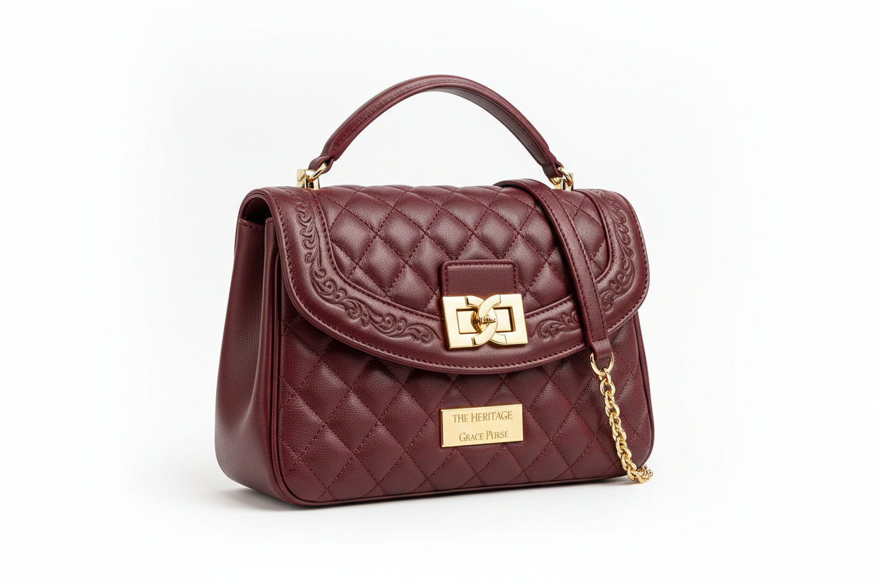 The Heritage Grace Purse make the image in landscape